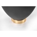 Стол журнальный HALMAR CECILIA белый мрамор/серый/золотой